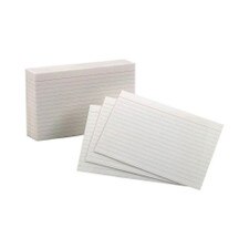 Oxford Ruled Index Cards 100-count